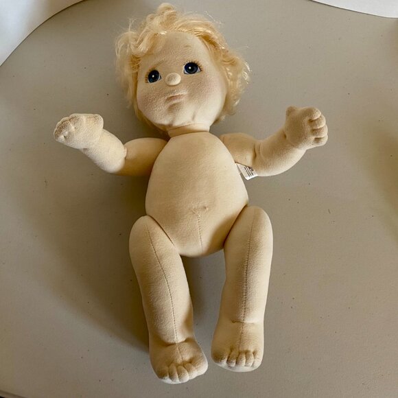 VTG 1985 Mattel My Child Doll Blonde Hair Blue Gray Eyes with Clothes, Shoes - Picture 10 of 13